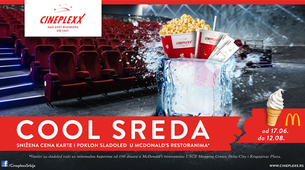 Cool sreda u bioskopu Cineplexx: Snižena cena karte