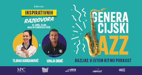 Generacijski Jazz: Vanja Grbić i Tijana Bogdanović u novoj epizodi podkasta